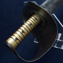 British c1889 Lead Cutter Cutlass for Sword Exercise, with Brass Grip 3